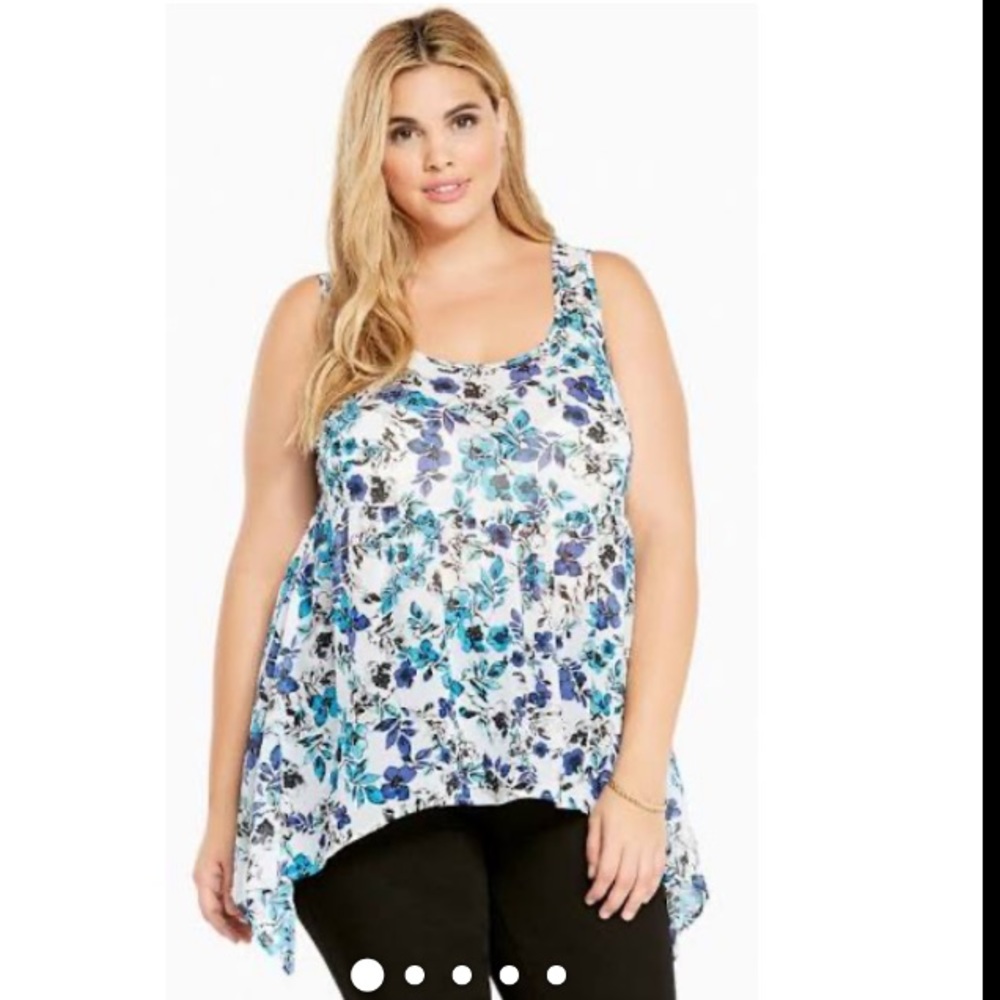 Strappy Back floral tank